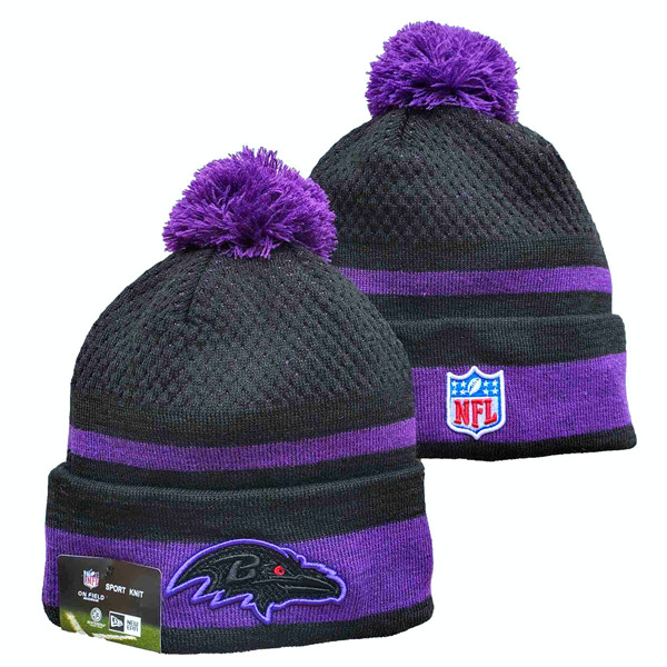 Baltimore Ravens Knit Hats 081